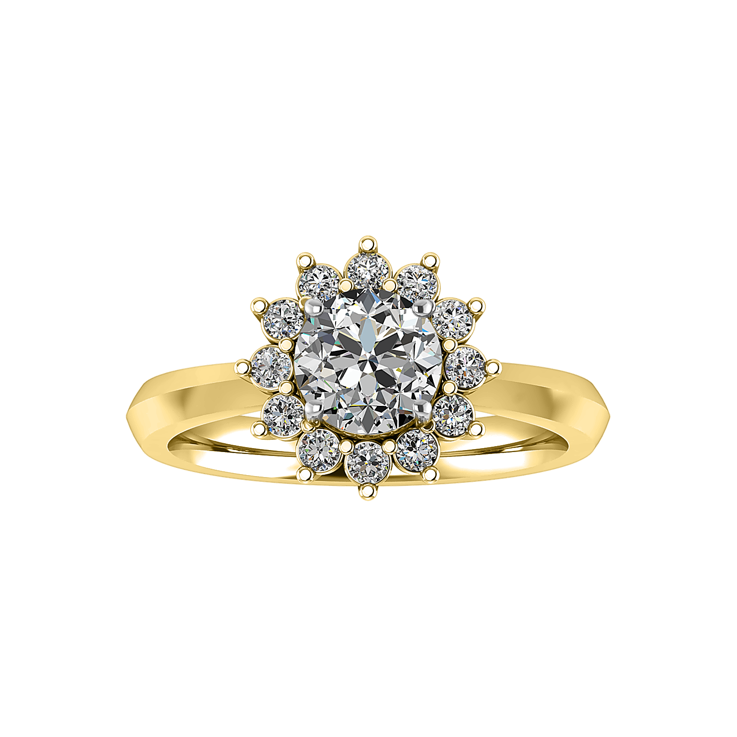 Lia Halo Engagement Ring